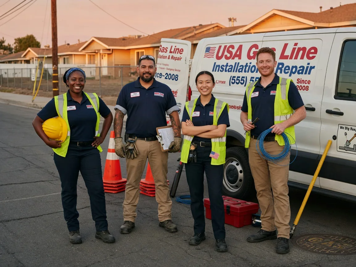 Gas Line Installation company in Hayesville, IA